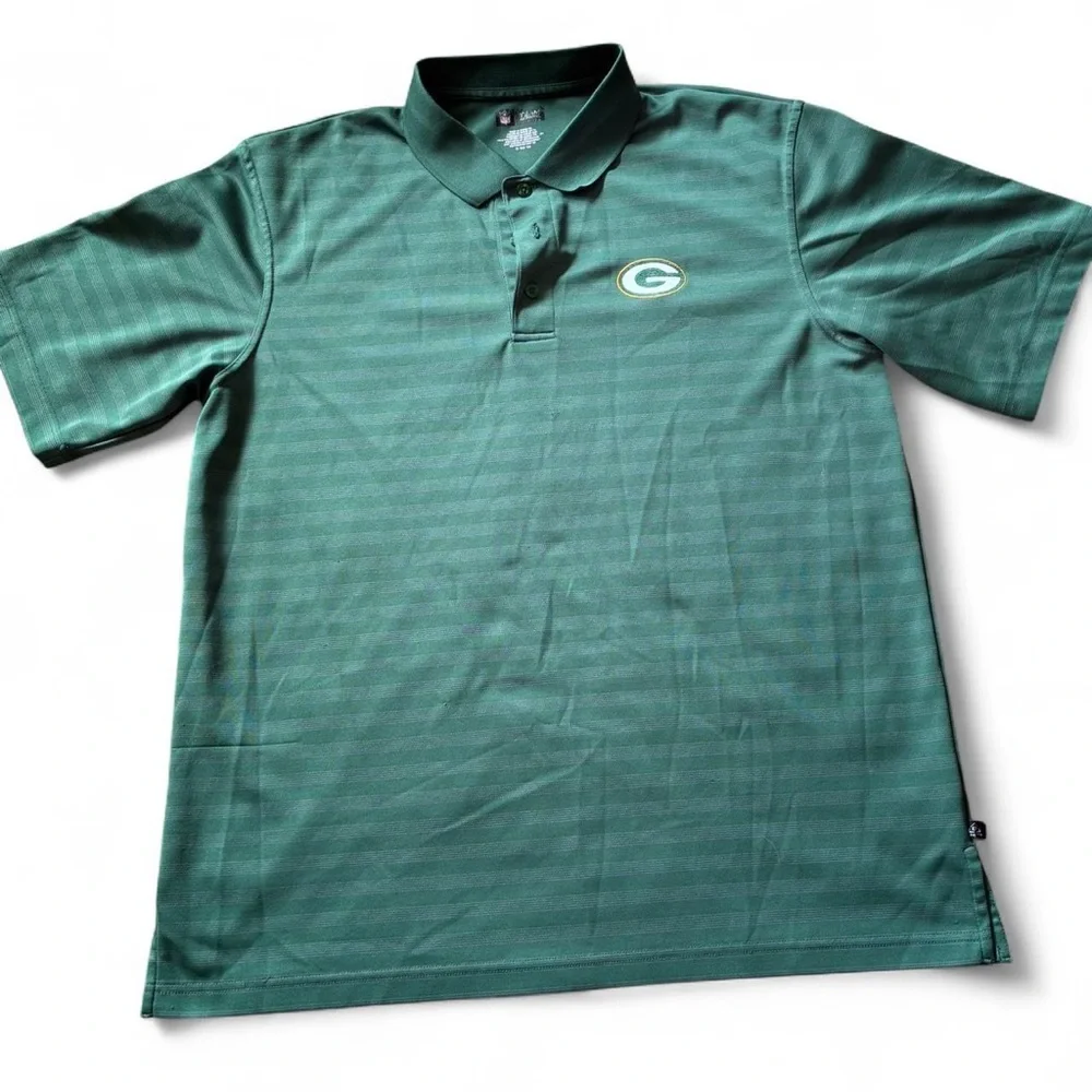NFL Green Polo with Greenbay Crest